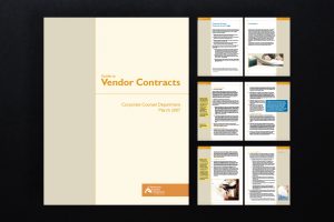 Valerie Cox Print Portfolio: ASA Vendor Contracts Brochure