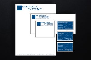 Valerie Cox Print Portfolio: Sentenia Systems Brand Development