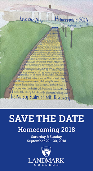 Homecoming Save the Date mailer